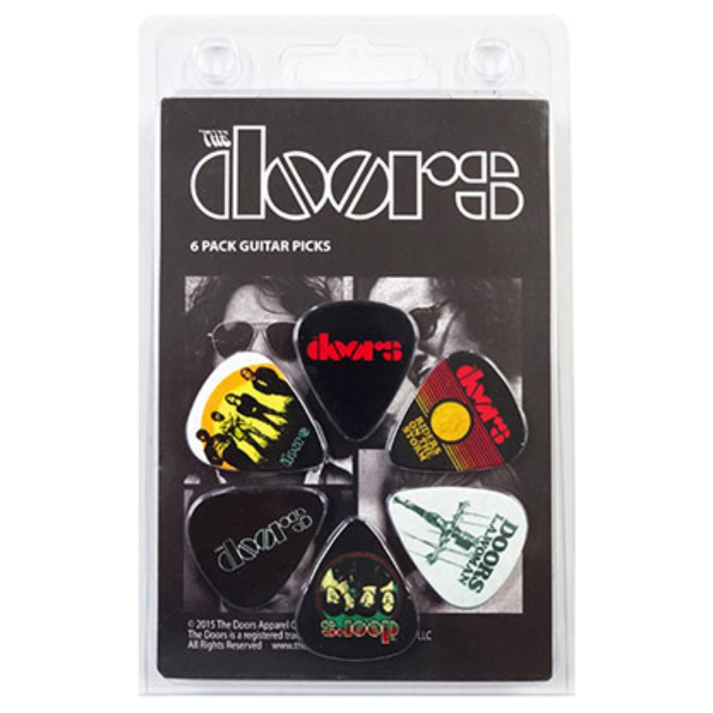 Perri’s ペリーズ LP-TD1 THE DOORS PHOTO SQUARE 6PICKS Guitar Pick ギターピックセット