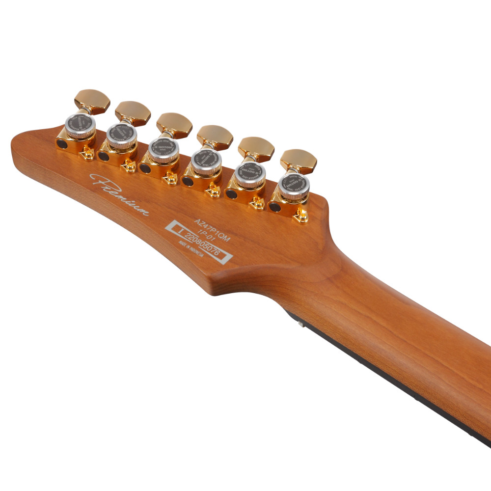 Ibanez アイバニーズ AZ47P1QM-DEB AZ Premium エレキギター ヘッド裏