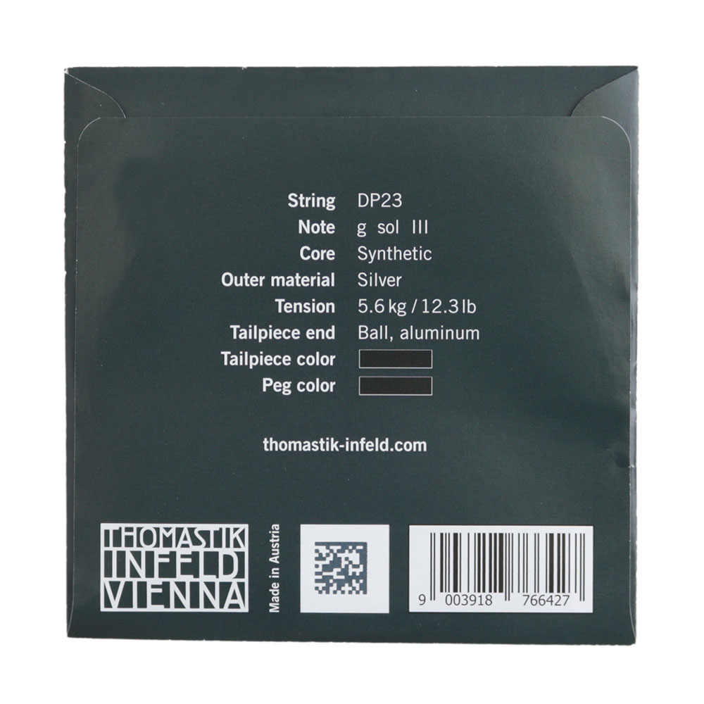 Thomastik Infeld Dominant Pro DP23 ドミナント プロ G線 シルバー ビオラ弦 裏面