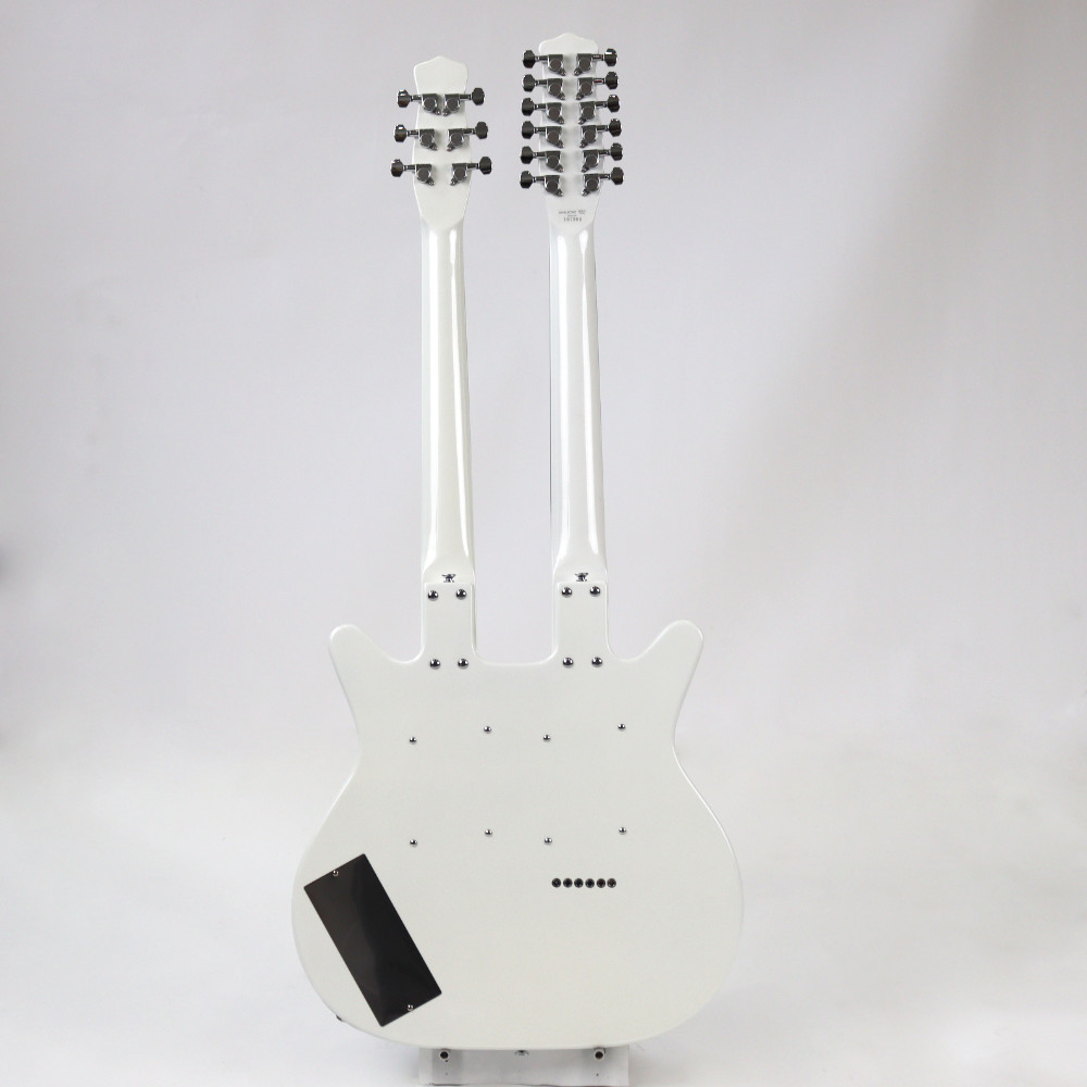 Danelectro ダンエレクトロ DOUBLE NECK 6-12 WHT ダブルネック エレキギター ボディバック