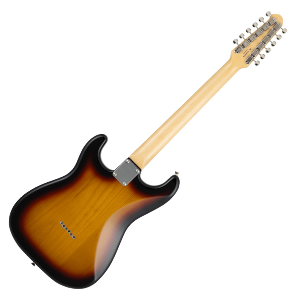 Fender フェンダー Made in Japan Limited Stratocaster XII Rosewood Fingerboard 3-Color Sunburst 12弦エレキギター ボディバック