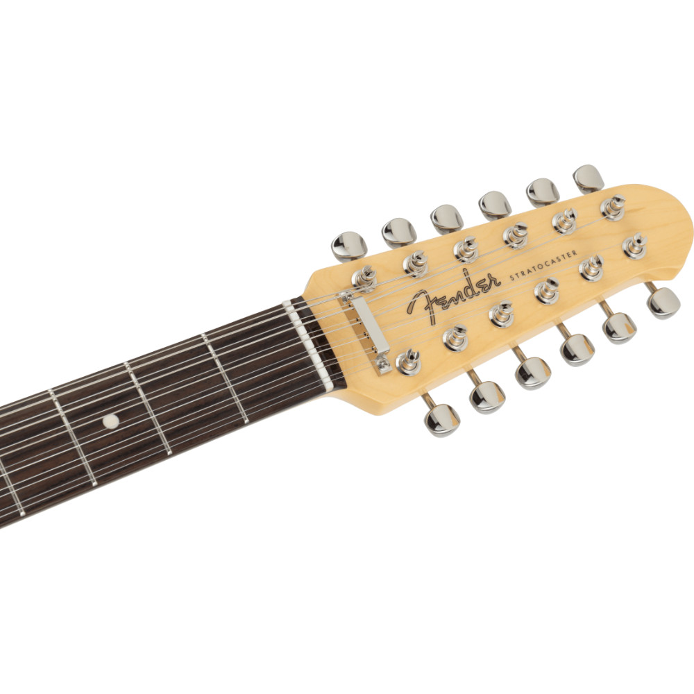 Fender フェンダー Made in Japan Limited Stratocaster XII Rosewood Fingerboard 3-Color Sunburst 12弦エレキギター ヘッド表