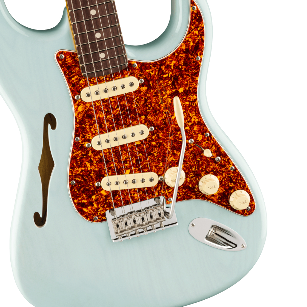Fender フェンダー Limited Edition American Professional II Stratocaster Thinline DPB エレキギター ボディ画像2