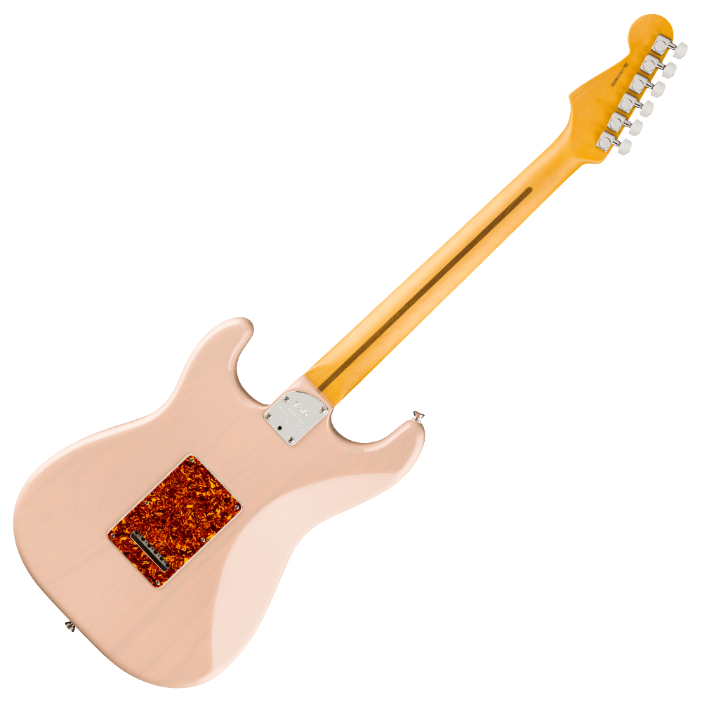 Fender フェンダー Limited Edition American Professional II Stratocaster Thinline Shell Pink ストラトキャスター エレキギター ボディバック画像