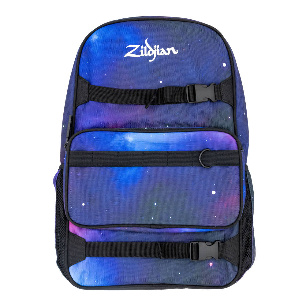 ZILDJIAN ジルジャン ZXBP00302 Student Bags Collection Backpack バックパック パープルギャラクシー スティックバッグ付き 正面画像