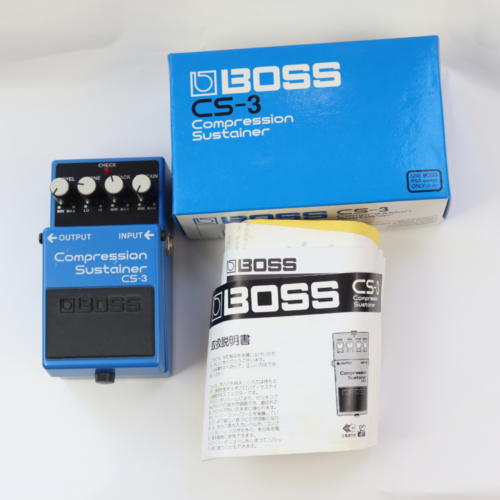 【中古】 コンプレッサー エフェクター BOSS CS-3 Compression Sustainer ギターエフェクター 付属品画像
