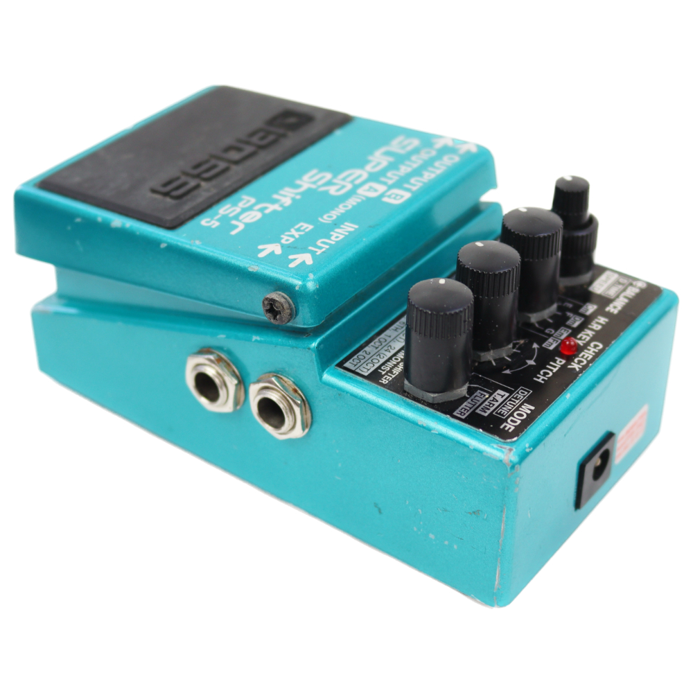 【中古】 ピッチシフター エフェクター BOSS PS-5 SUPER Shifter ギターエフェクター 本体画像 斜め R