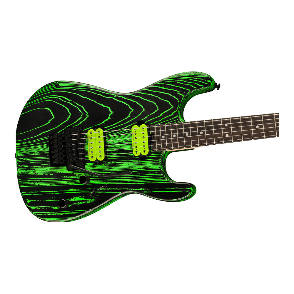 Charvel シャーベル Pro-Mod San Dimas Style 1 HH FR E Ash Green Glow エレキギター ボディ