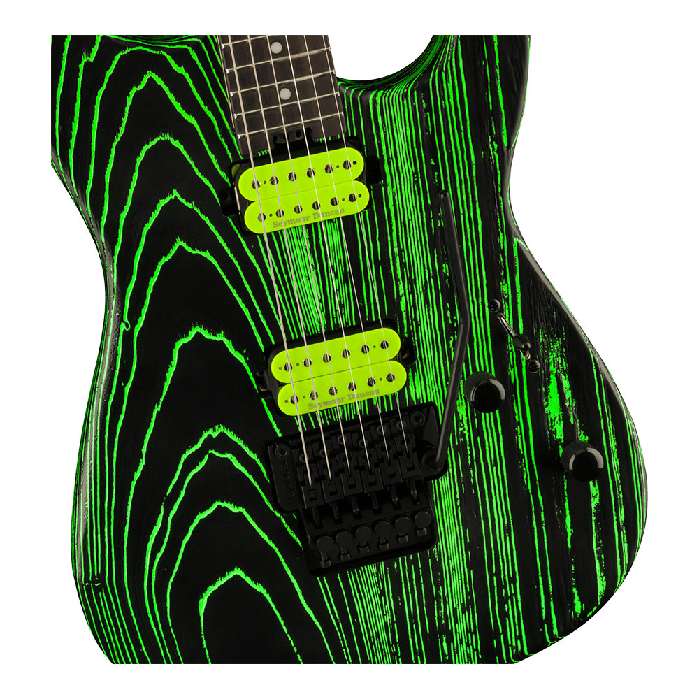 Charvel シャーベル Pro-Mod San Dimas Style 1 HH FR E Ash Green Glow エレキギター ボディ