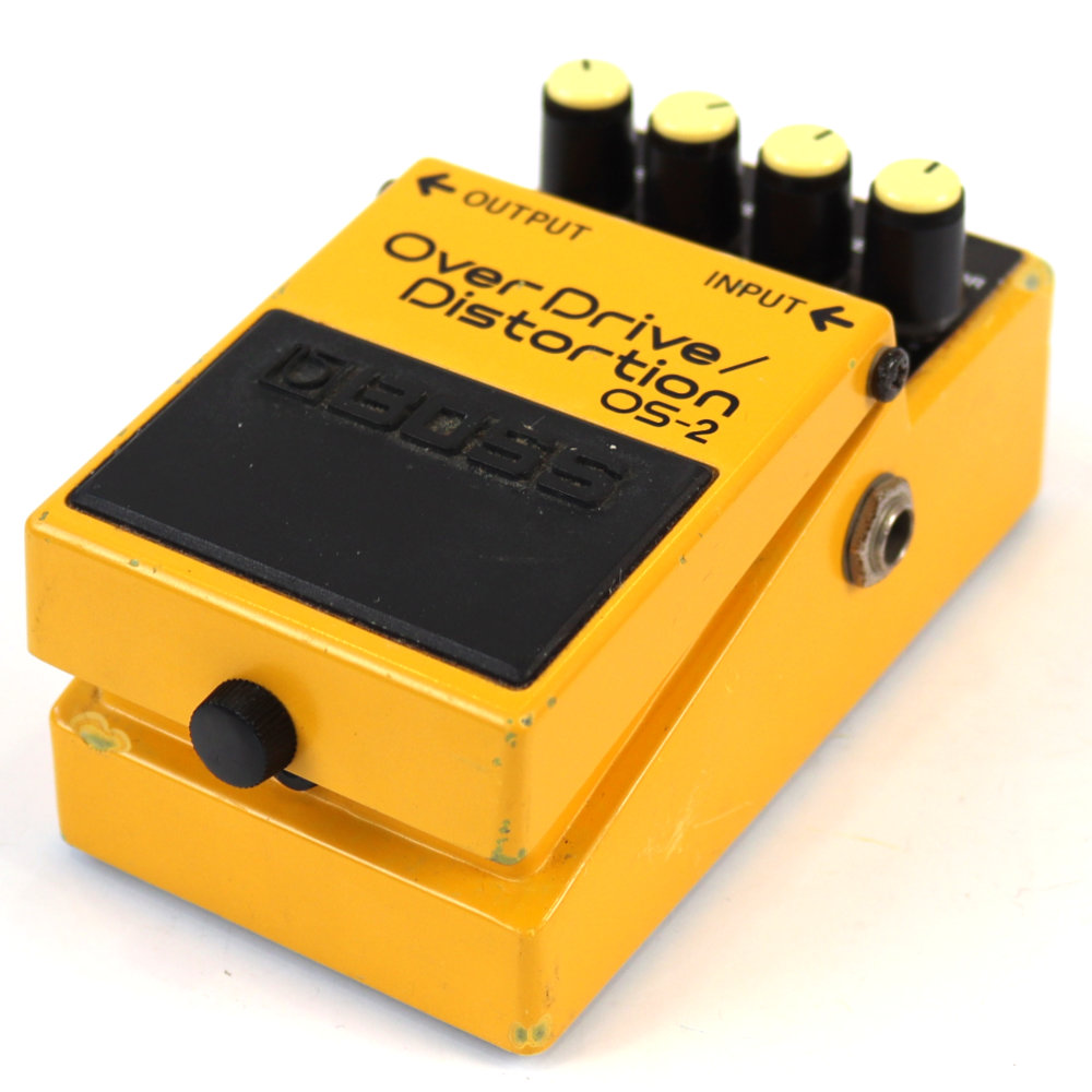 【中古】オーバードライブ/ディストーション エフェクター BOSS OS-2 OverDrive/Distortion ギターエフェクター input側サイド