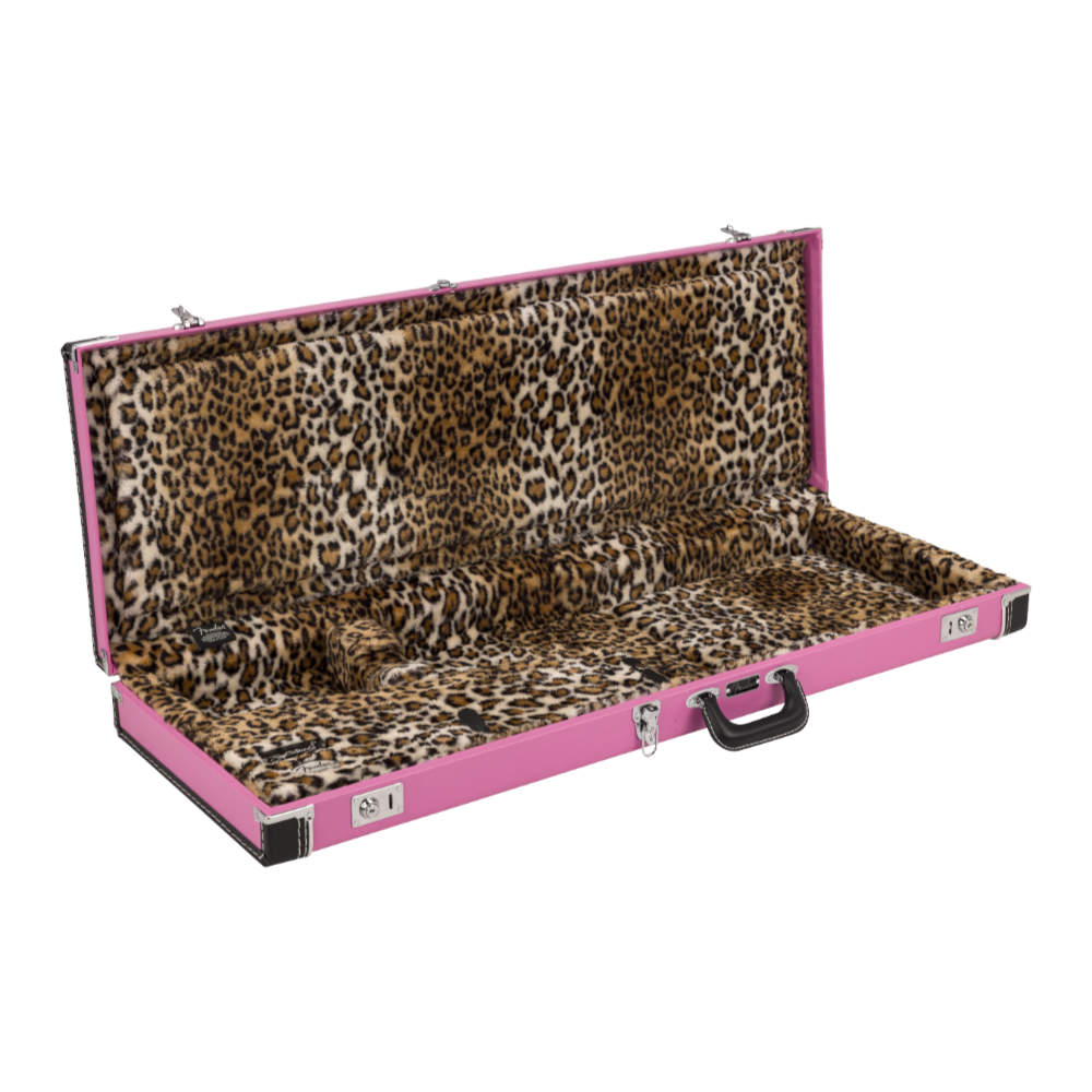 Fender フェンダー Joe Strummer Strat/Tele Case Pink Leopard ストラトキャスター用 テレキャスター用 ギターケース ハードケース 内装画像