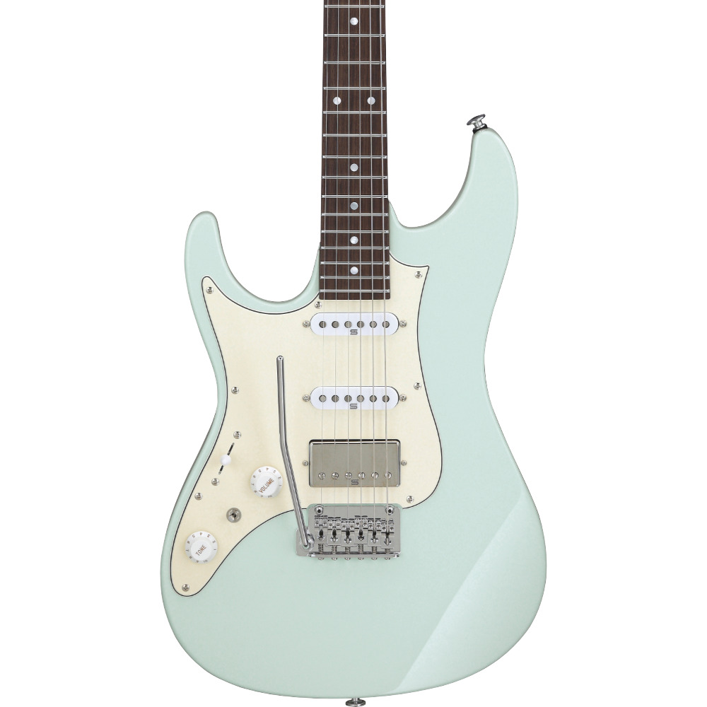 IBANEZ アイバニーズ AZ2204NWL-MGR AZ Prestige Mint Green レフティ レフトハンドモデル エレキギター ボディ画像