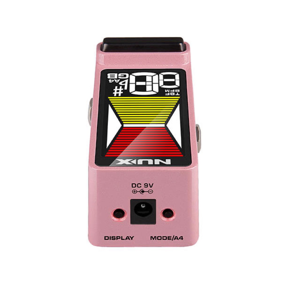 NUX ニューエックス NTU-3 Pink Flow Tune MKII ギターチューナー ベースチューナー ペダルチューナー 背面