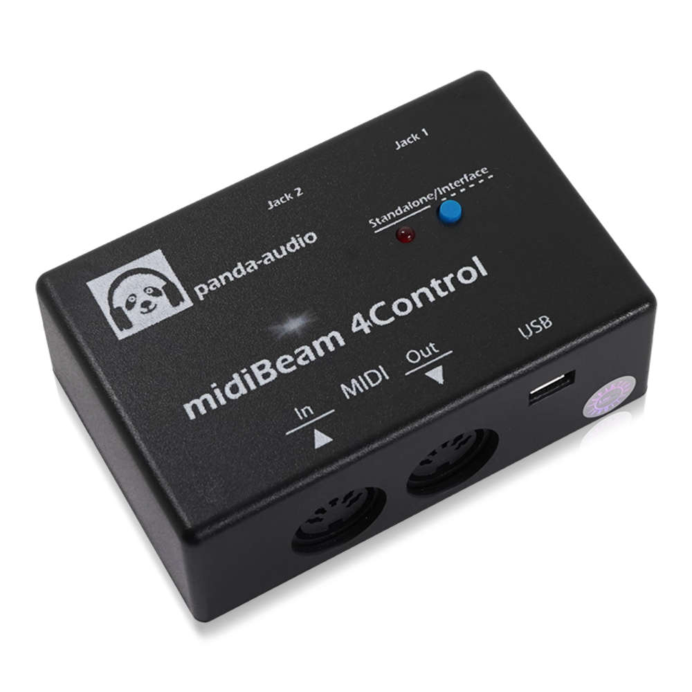 pandaMidi Solutions midiBeam 4C USB-MIDIインターフェイス 正面