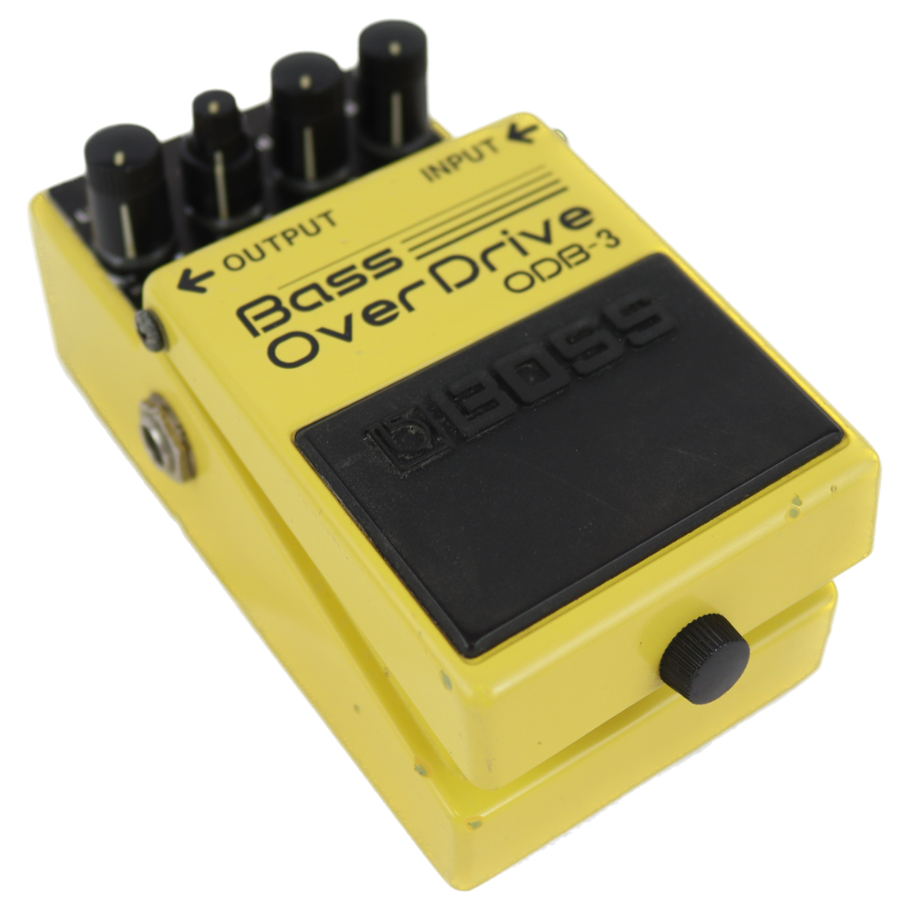 【中古】ベースオーバードライブ エフェクター BOSS ODB-3 Bass OverDrive ベースエフェクター 本体画像 斜め L