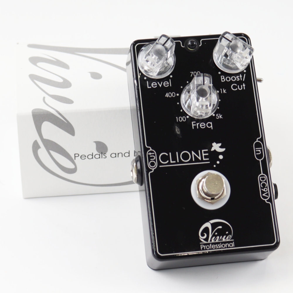 【中古】クリーンブースター エフェクター Vivie CLIONE クリオネ クリーンブースター バッファー ギターエフェクター