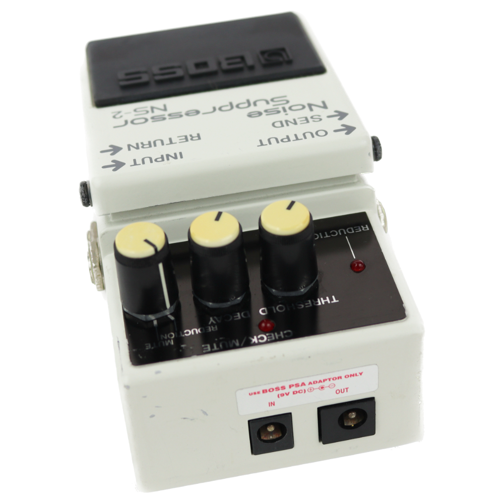 【中古】ノイズサプレッサー エフェクター BOSS NS-2 Noise Suppressor ギターエフェクター 本体画像 つまみ