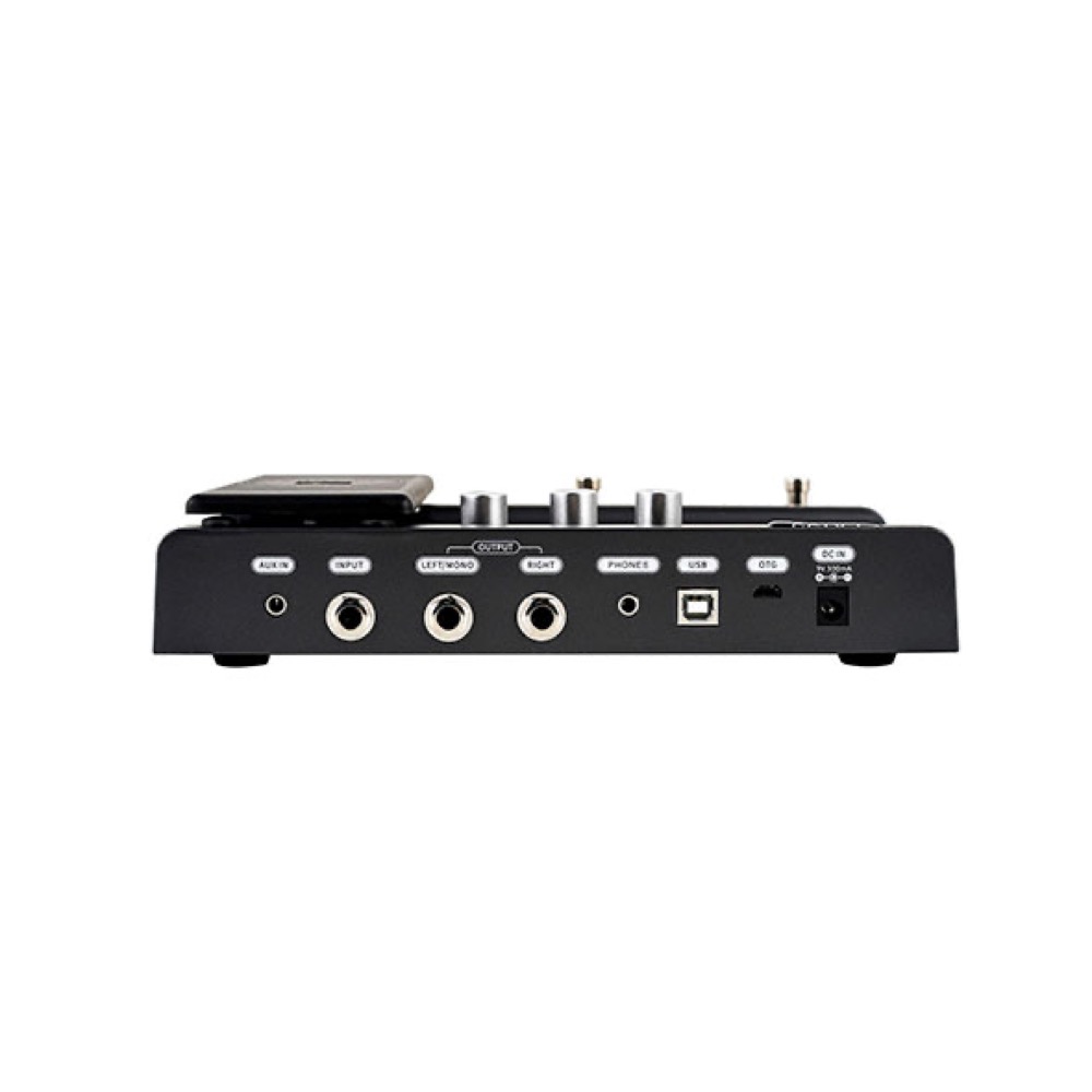 ギター マルチエフェクター Flamma Innovation FX100 フランマ USBインターフェイス機能搭載 最大9タイプ 合計151種類のエフェクト 背面