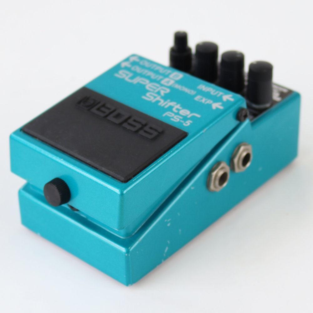 【中古】 ピッチシフター エフェクター BOSS PS-5 SUPER Shifter ギターエフェクター input側サイド