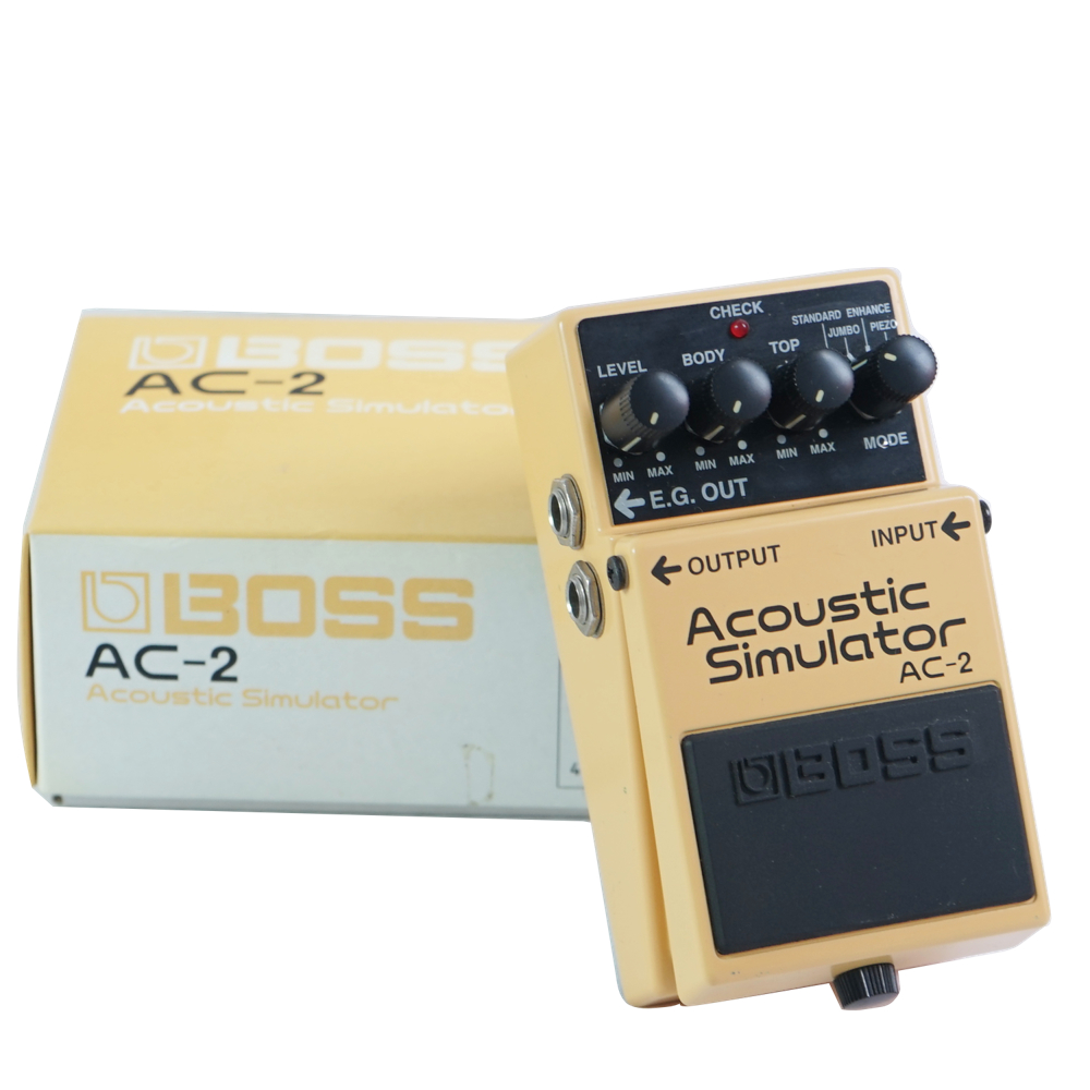 中古】 アコースティックシミュレーター エフェクター BOSS AC-2 Acoustic Simulator ギターエフェクター([USED] エレキ ギターをアコギのサウンドに変換) | web総合楽器店 chuya-online.com