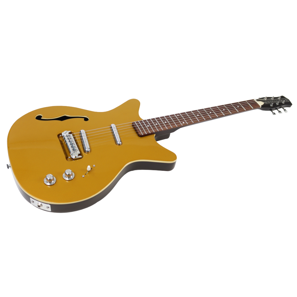 Danelectro ダンエレクトロ FIFTY NINER GOLD エレキギター 本体画像 横 