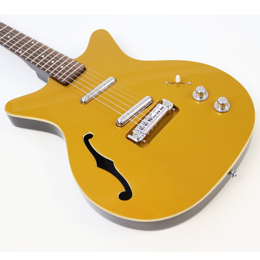 Danelectro ダンエレクトロ FIFTY NINER GOLD エレキギター ボディ画像