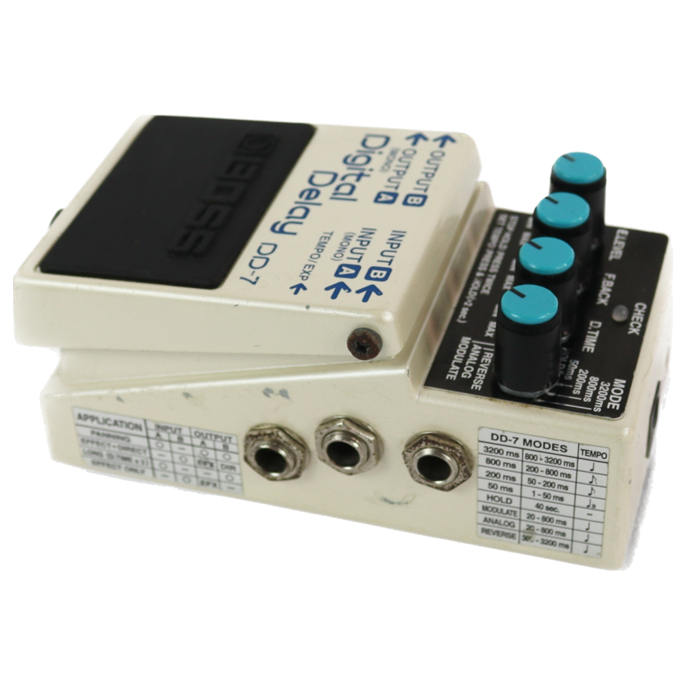 【中古】 ディレイ エフェクター BOSS DD-7 Digital Delay ギターエフェクター デジタルディレイ 本体画像 横 R