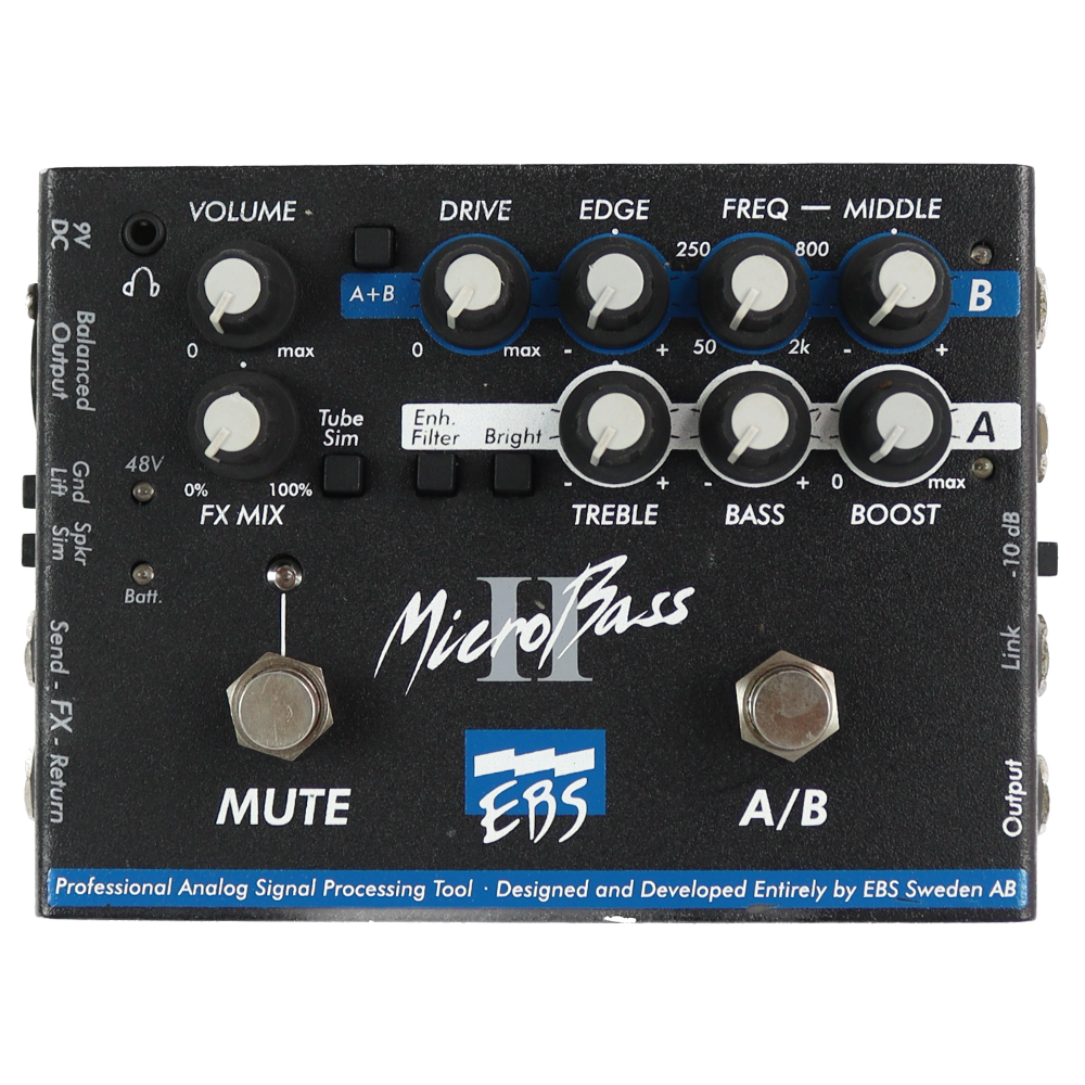 【中古】 ベースプリアンプ エフェクター EBS MicroBass II ベースエフェクター