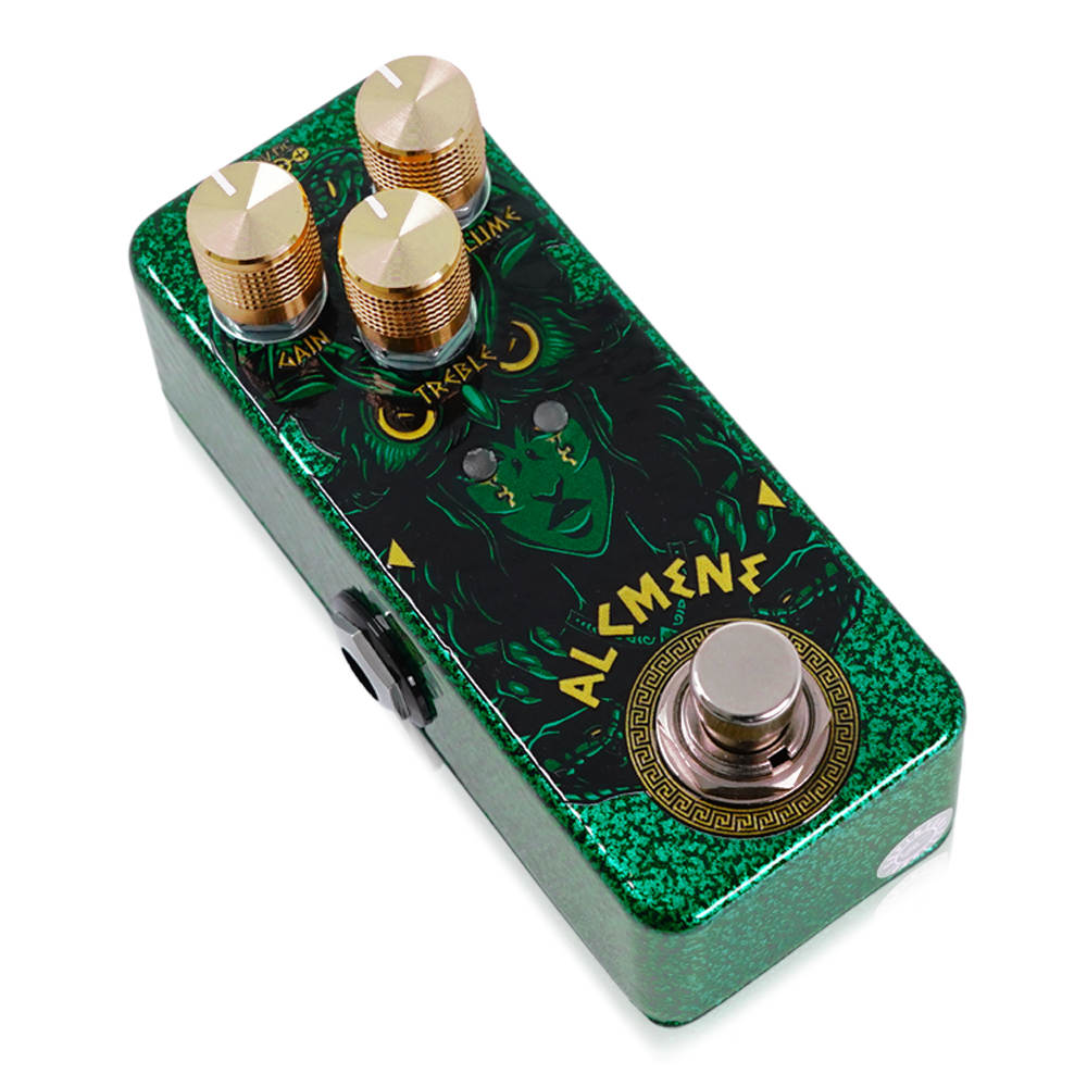 All-Pedal オールペダル Alcmene Overdrive オーバードライブ ギターエフェクター 斜めアングル画像