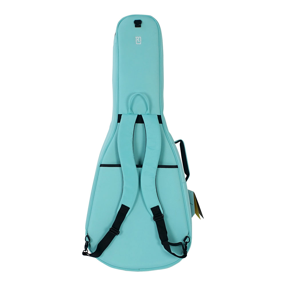 アコースティックギターケース REAL MISSION CoolVox D Aqua アクア 水色 アコギ ギグバッグ リュック 背負うギターケース リアルミッション 背面