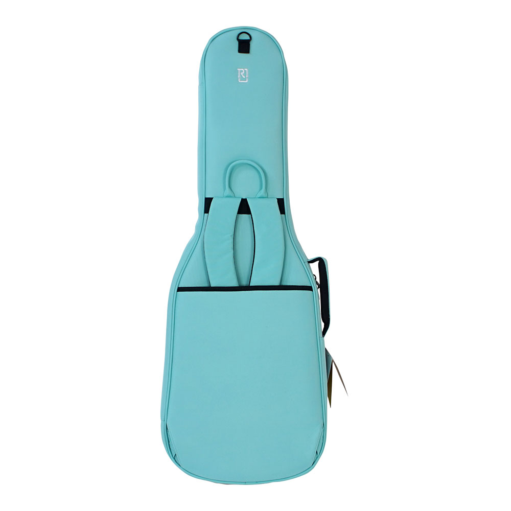 エレキギターケース REAL MISSION CoolVox E Aqua アクア 水色 エレキ ギグバッグ リュック 背負うギターケース リアルミッション ストラップ収納可能