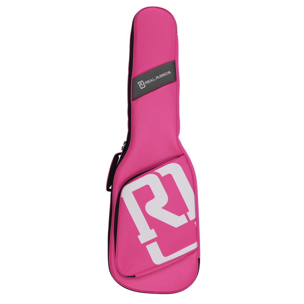 エレキベースケース REAL MISSION CoolVox B Pink ピンク ベース ギグバッグ リュック 背負うベースケース リアルミッション