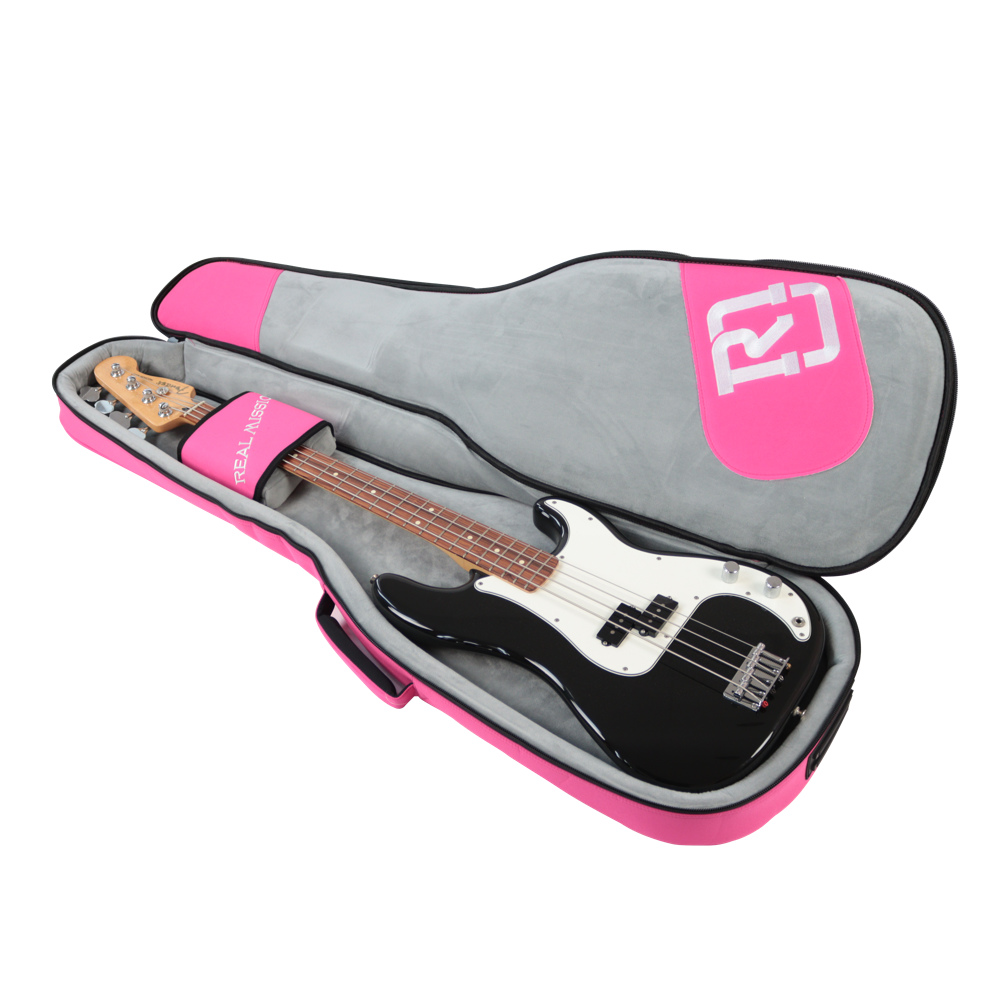 エレキベースケース REAL MISSION CoolVox B Pink ピンク ベース ギグバッグ リュック 背負うベースケース リアルミッション イメージ画像
