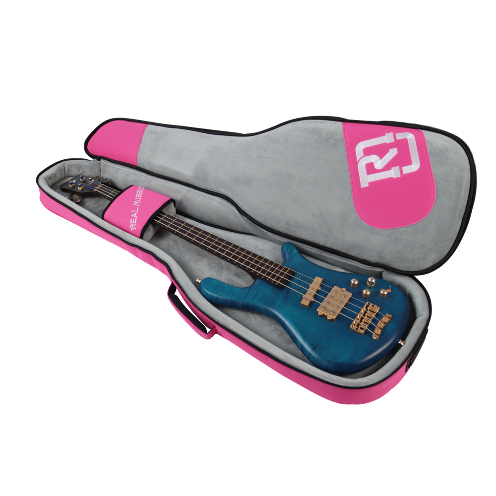エレキベースケース REAL MISSION CoolVox B Pink ピンク ベース ギグバッグ リュック 背負うベースケース リアルミッション イメージ画像