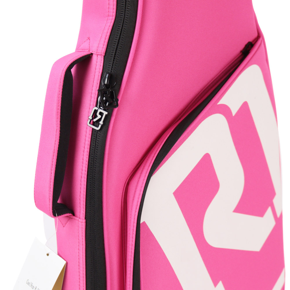 エレキベースケース REAL MISSION CoolVox B Pink ピンク ベース ギグバッグ リュック 背負うベースケース リアルミッション 取手画像