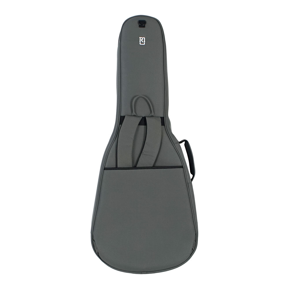 アコースティックギターケース REAL MISSION CoolVox D Grey グレー アコギ ギグバッグ リュック 背負うギターケース リアルミッション ストラップ収納可能