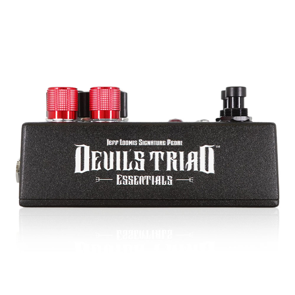 All-Pedal オールペダル Devil’s Triad Essentials ディストーション ブースター ギターエフェクター 左サイド画像