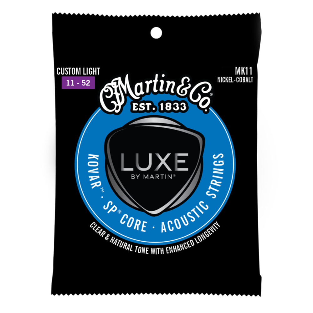 アコギ弦 マーチン MARTIN Luxe by Martin MK11 Kovar Strings Custom Light アコースティックギター弦(マーティン  アコギ弦 カスタムライトゲージ 011-052) | web総合楽器店 chuya-online.com