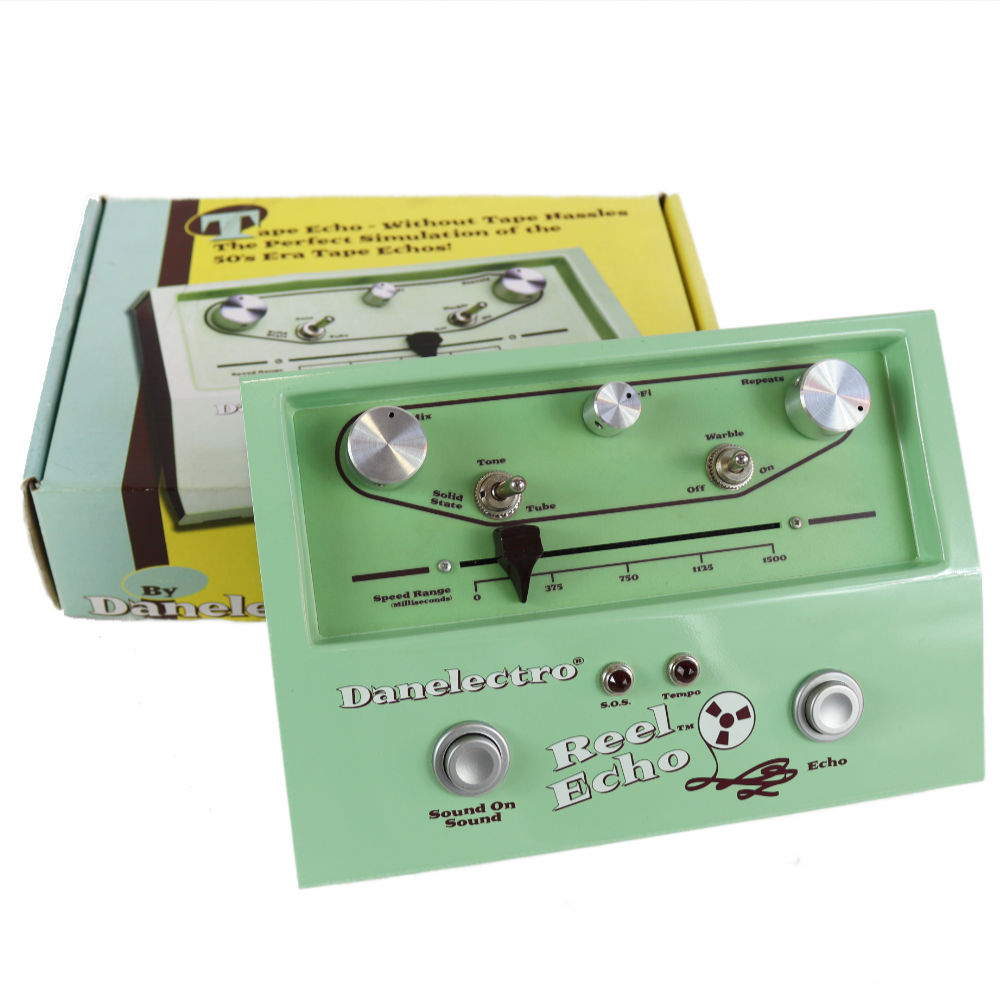 中古】 エコー エフェクター Danelectro ダンエレクトロ DTE-1 REEL ECHO リールエコー ディレイ ギターエフェクター ([USED]レトロなデザインで直感的に操作できるエコーペダル) | web総合楽器店 chuya-online.com