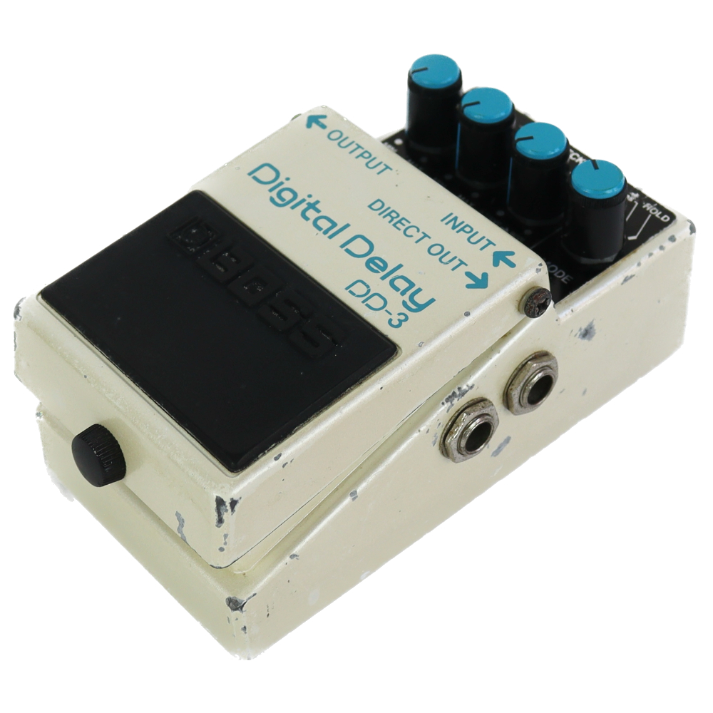 【中古】 デジタルディレイ エフェクター BOSS DD-3 Digtal Delay ギターエフェクター ディレイ 本体画像 斜め R