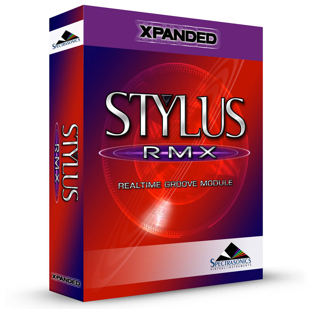 SPECTRASONICS スペクトラソニック Stylus RMX Xpanded グルーヴ プロダクション ツール ソフトウェア音源 パッケージ