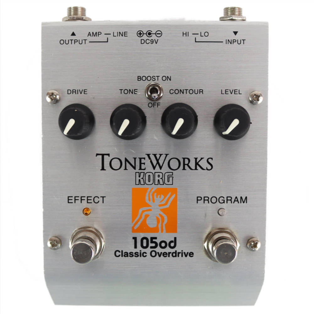 【中古】 クラシックオーバードライブ エフェクター KORG TONEWORKS 105od Classic Overdrive オーバードライブ  ギターエフェクター