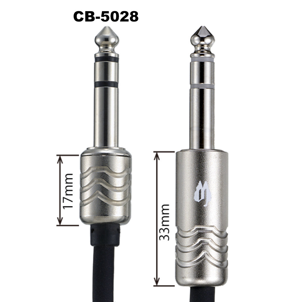 Free The Tone フリーザトーン CB-5028 30cm SS Stereo Link Cable ギターケーブル リンクケーブル プラグ画像