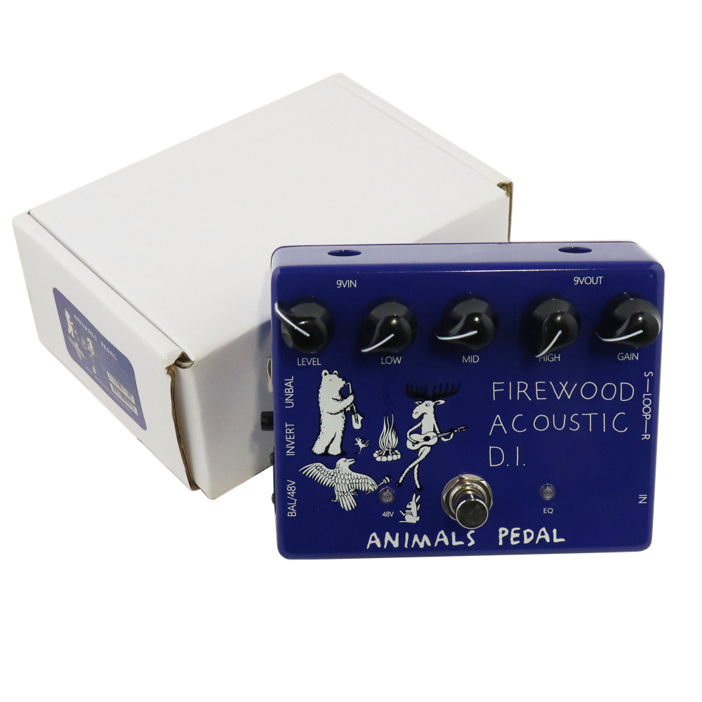 【中古】 エレアコ用アクティブDI Animals Pedal アニマルズペダル Firewood Acoustic D.I. 旧モデル  エレクトリックアコースティックギター用ダイレクトボックス