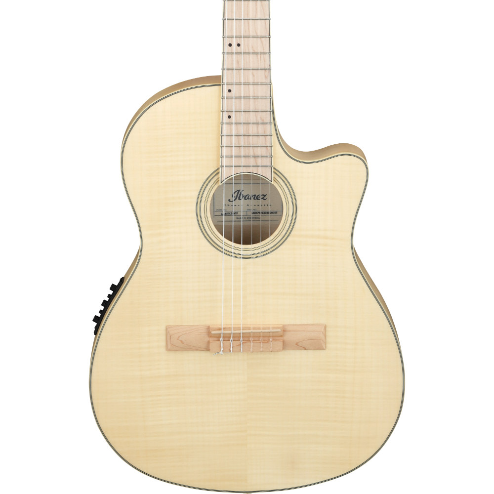 IBANEZ アイバニーズ GA39TCE-NTF Nylon Electric Acoustic Guitar NTF ナイロン弦 薄胴 エレガットギター ボディ画像