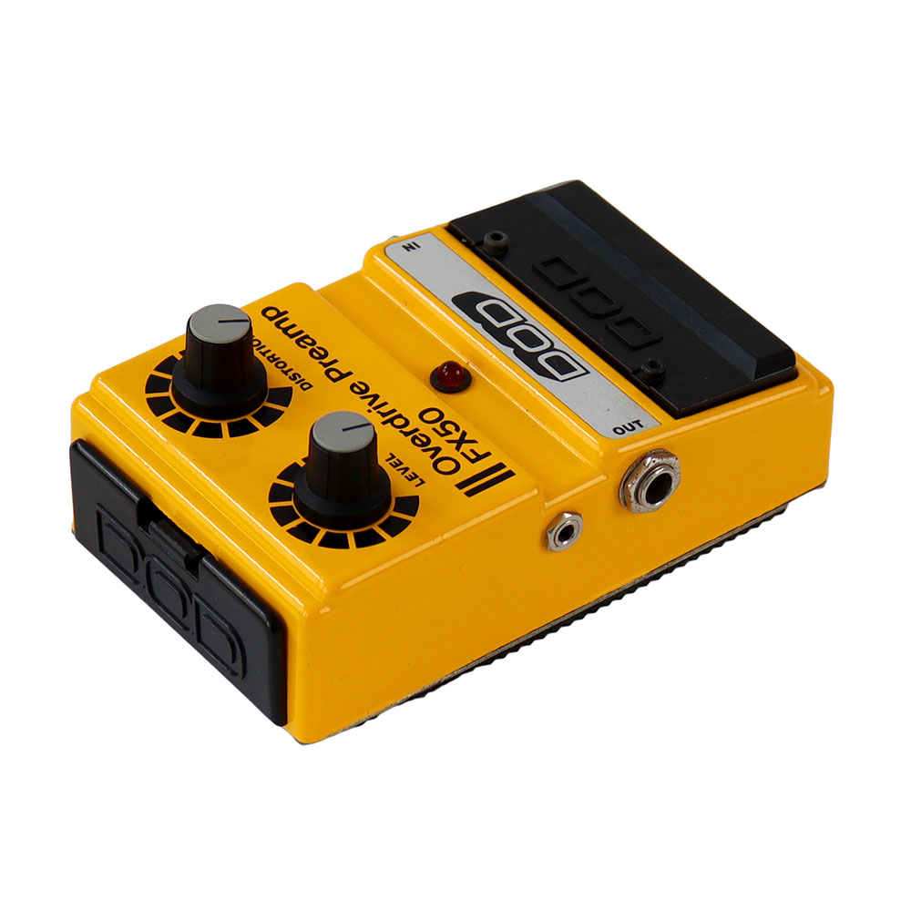 【中古】 オーバードライブ エフェクター DOD FX50 Overdrive Preamp オーバードライブプリアンプ ギター用エフェクター 全体