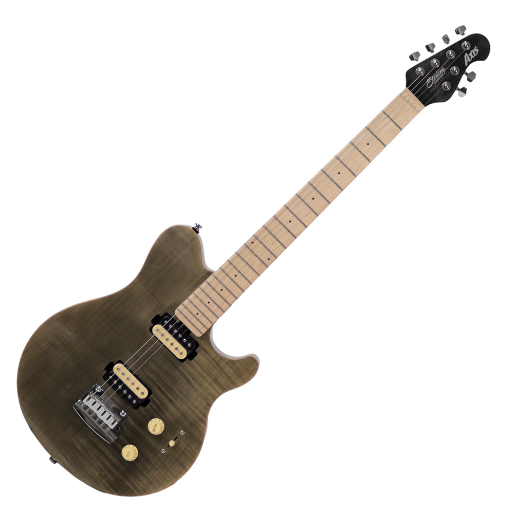 エレキギター スターリン ミュージックマン Sterling By Musicman SUB AXIS FLAME TOP AX3FM-TBK-M1  アクシス トランスブラック(S.U.B.シリーズ アクシス トランスブラック) | web総合楽器店 chuya-online.com