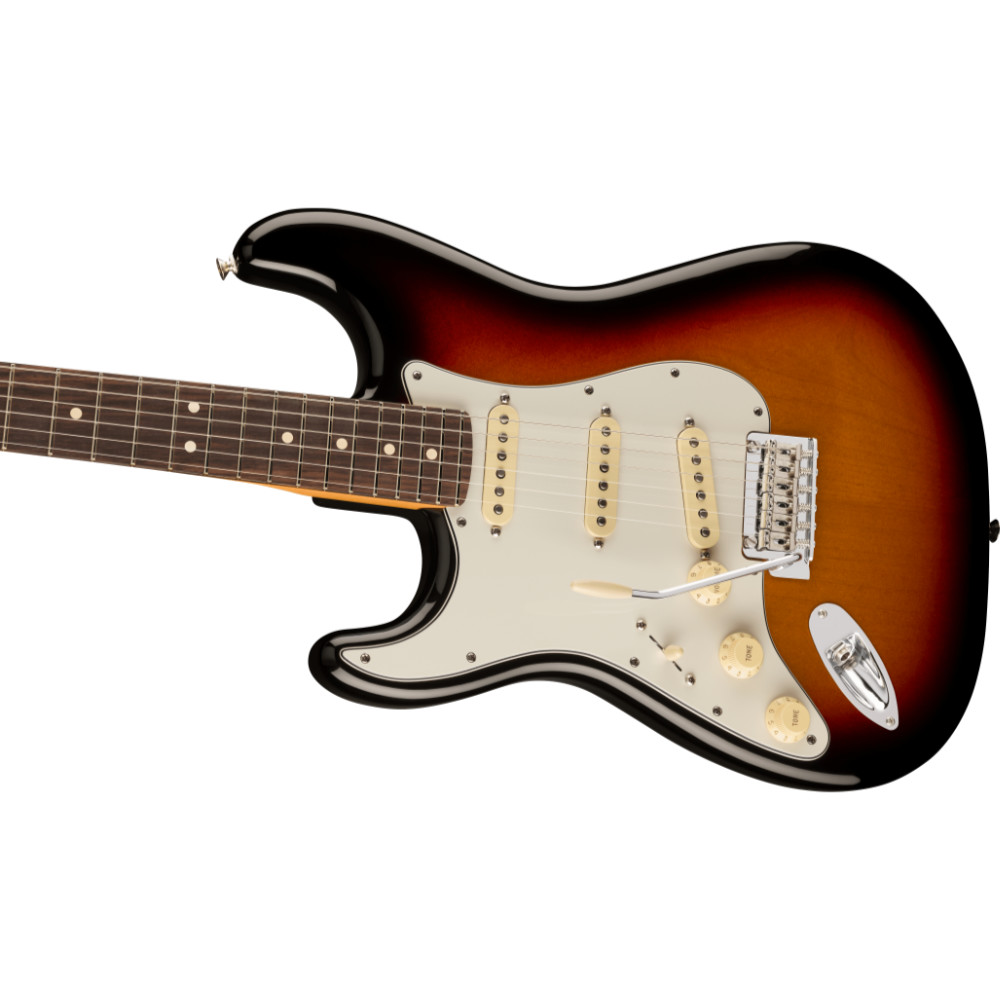 Fender フェンダー Player II Stratocaster Left-Handed RW 3-Color Sunburst レフティ エレキギター ストラトキャスター ボディ斜めアングル画像