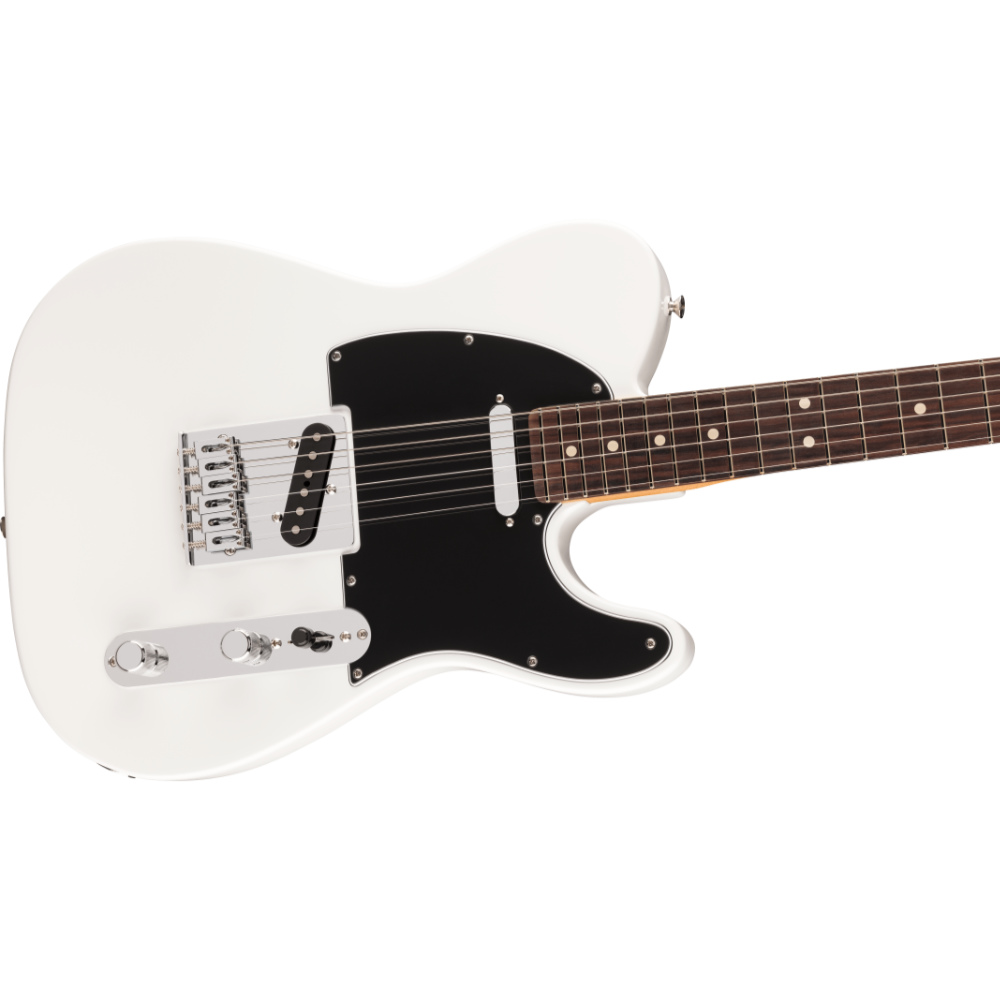 Fender フェンダー Player II Telecaster RW Polar White エレキギター テレキャスター ボディ斜めアングル画像