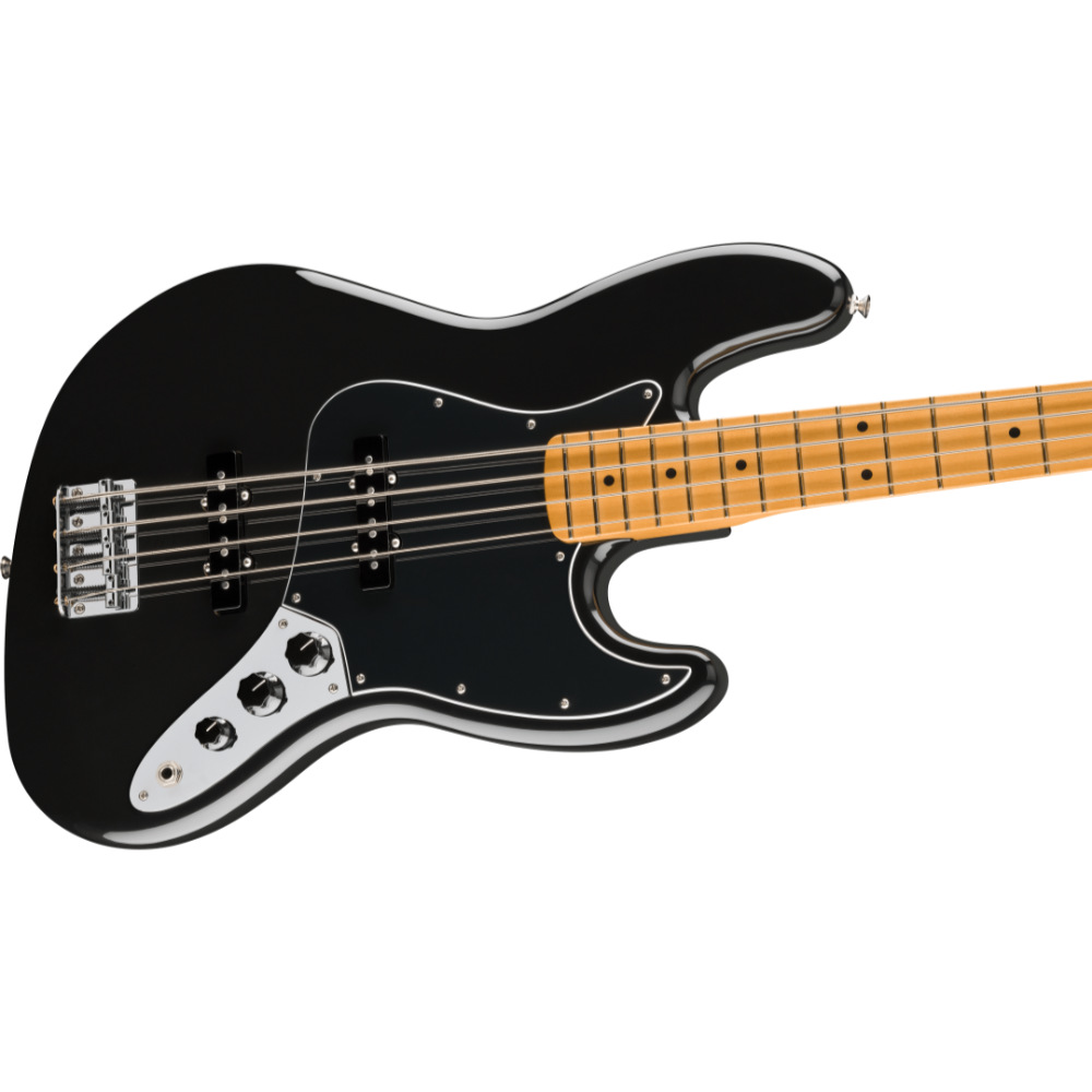 Fender フェンダー Player II Jazz Bass MN Black エレキベース ジャズベース ボディ斜めアングル画像